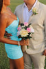 Load image into Gallery viewer, Lilac Bodycon Sweetheart Short Prom Dress with Keyhole