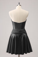 Load image into Gallery viewer, Fuchsia A-Line Sweetheart Corset Short Homecoming Dress