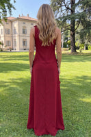 Load image into Gallery viewer, Yellow One Shoulder Floral Sheath Maxi Formal Dress