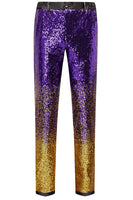 Load image into Gallery viewer, Sparkly Purple Men&#39;s 2 Piece Peak Lapel Homecoming Suits