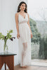 Load image into Gallery viewer, Spaghetti Straps Lace Little White Dress