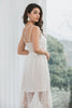 Load image into Gallery viewer, Spaghetti Straps Lace Little White Dress