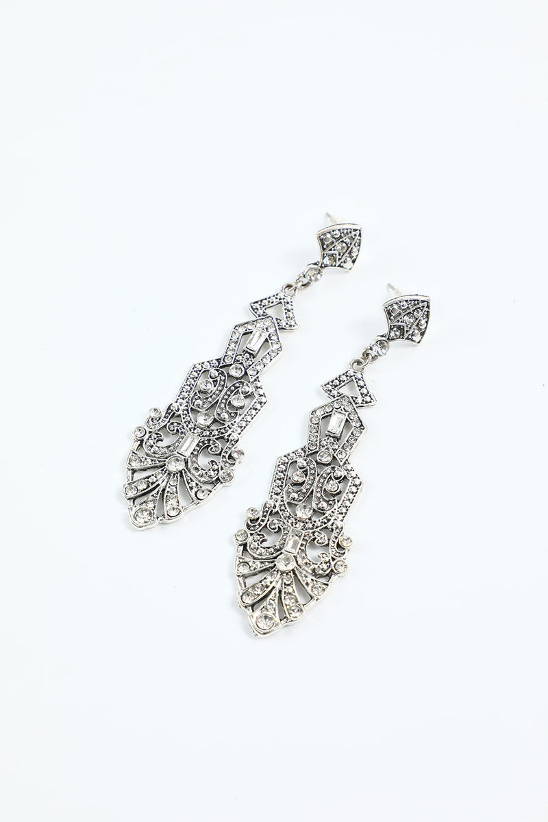 Load image into Gallery viewer, Five Pieces Black Golden 1920s Accessories Set