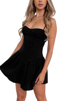 Load image into Gallery viewer, White Spaghetti Straps Graduation Dress