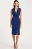 Load image into Gallery viewer, Dusty Rose Shawl Lapel Satin Bodycon Midi Work Blazer Dress