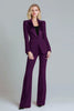Load image into Gallery viewer, Red 2 Piece Peak Lapel Women Prom Suits with Sleeves