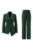 Load image into Gallery viewer, 2 Piece Fuchsia Peak Lapel Double Breasted Women Prom Suits