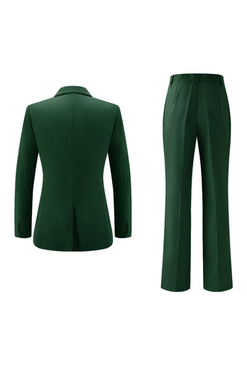 2 Piece Lilac Peak Lapel Long Sleeves Women Prom Suits with Sash