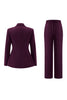 Load image into Gallery viewer, 2 Piece Fuchsia Peak Lapel Double Breasted Women Prom Suits