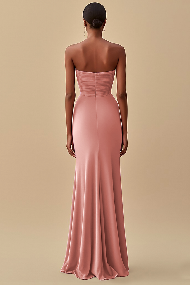 Load image into Gallery viewer, Elegant Black Sheath Chiffon Long Formal Dress with Slit