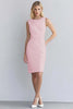 Load image into Gallery viewer, Bodycon Royal Blue Sleeveless Ruched Short Work Dress