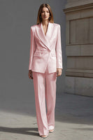 Load image into Gallery viewer, 2 Piece Ivory Double Breasted Peak Lapel Business Suits