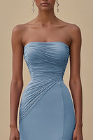 Load image into Gallery viewer, Elegant Black Sheath Chiffon Long Formal Dress with Slit