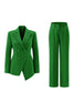 Load image into Gallery viewer, 2 Piece Fuchsia Peak Lapel Double Breasted Women Prom Suits