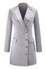 Load image into Gallery viewer, Champagne Single Breasted Peak Lapel Long Sleeves Prom Blazer