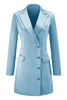 Load image into Gallery viewer, Champagne Single Breasted Peak Lapel Long Sleeves Prom Blazer