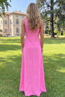 Load image into Gallery viewer, Yellow One Shoulder Floral Sheath Maxi Formal Dress