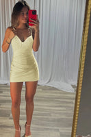 Load image into Gallery viewer, Royal Blue Tight Beaded Short Corset Homecoming Dress