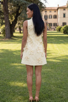 Load image into Gallery viewer, Lilac High Neck A Line Short Floral Homecoming Dress