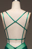 Load image into Gallery viewer, Green Mermaid Spaghetti Straps Long Prom Dress