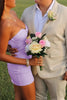 Load image into Gallery viewer, Lilac Bodycon Sweetheart Short Prom Dress with Keyhole