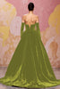 Load image into Gallery viewer, Dark Red Sweetheart Velvet A Line Long Evening Dress