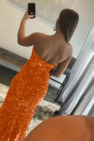 Load image into Gallery viewer, Mermaid Royal Blue Sequin Prom Dres