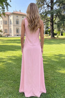 Load image into Gallery viewer, Yellow One Shoulder Floral Sheath Maxi Formal Dress