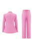 Load image into Gallery viewer, 2 Piece Fuchsia Peak Lapel Double Breasted Women Prom Suits