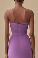 Load image into Gallery viewer, Elegant Black Sheath Chiffon Long Formal Dress with Slit