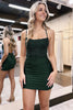 Load image into Gallery viewer, Royal Blue Bodycon Spaghetti Straps Short Homecoming Dress with Appliques