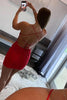 Load image into Gallery viewer, Pink Spaghetti Straps Bodycon Homecoming Dress with Appliques