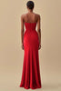 Load image into Gallery viewer, Elegant Black Sheath Chiffon Long Formal Dress with Slit