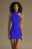 Load image into Gallery viewer, Queendancer Women Dusty Rose Tight Sleeveless Mini Party Dress Halter Ruched Short Graduation Dress