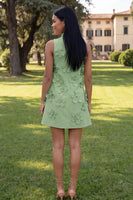 Load image into Gallery viewer, Lilac High Neck A Line Short Floral Homecoming Dress