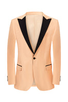 Load image into Gallery viewer, Peak Lapel Blush Pink 2 Piece Men&#39;s Prom Suits