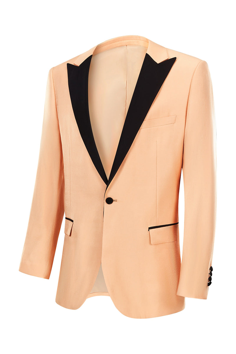 Load image into Gallery viewer, Peak Lapel Blush Pink 2 Piece Men&#39;s Prom Suits