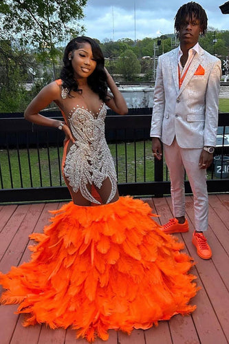 White Notched Lapel Print Slim Fit 2 Piece Men's Prom Suits