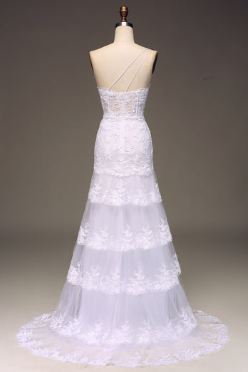 Glitter Dark Navy Tulle Long Corset Prom Dress With Appliques