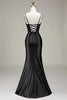 Load image into Gallery viewer, Satin Spaghetti Straps Lilac Prom Dress with Corset