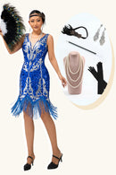 Blue Flapper Dresses queendancer Blue Flapper Dresses queendancer