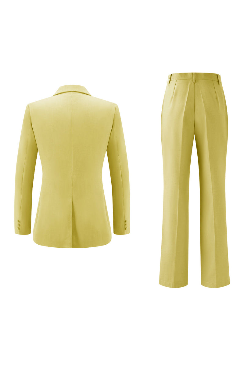 Load image into Gallery viewer, 2 Piece Lilac Peak Lapel Long Sleeves Women Prom Suits with Sash