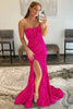 Load image into Gallery viewer, Mermaid Sparkly Black Sequin Long Prom Dress