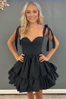 Load image into Gallery viewer, A-Line Pink Ruched Corset Short Homecoming Dress
