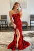 Load image into Gallery viewer, Mermaid Sparkly Black Sequin Long Prom Dress