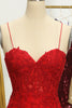 Load image into Gallery viewer, Pink Spaghetti Straps Bodycon Homecoming Dress with Appliques
