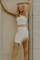 Load image into Gallery viewer, Black Bodycon Spaghetti Straps Beaded Short Homecoming Dresses With Slit