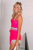 Load image into Gallery viewer, Black Bodycon Spaghetti Straps Beaded Short Homecoming Dresses With Slit