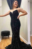 Load image into Gallery viewer, Black Sweetheart Mermaid Prom Dress