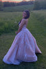 Load image into Gallery viewer, Princess Yellow Spaghetti Straps Prom Dress